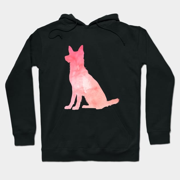 Pink German Shepherd Hoodie by TheJollyMarten